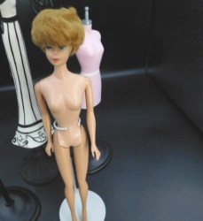 ash blonde barbie reddress nude